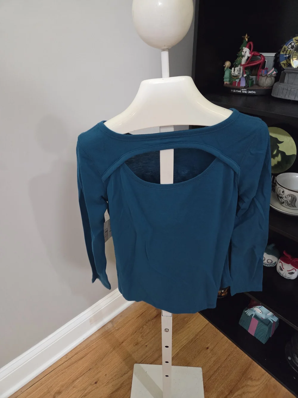Girls' Teal Long-Sleeve 'Strong' Graphic Tee